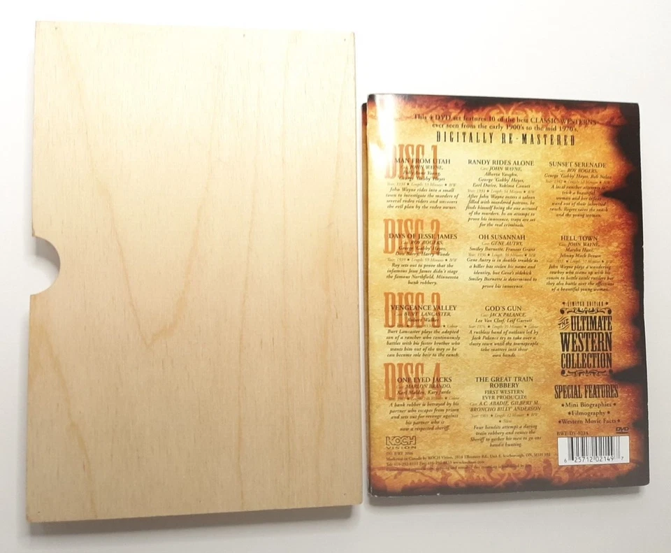 The Ultimate Western Collection DVD 4-Disc Set 2006 - Image 2 of 4