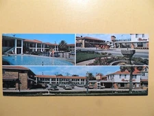 Monterey Motel St. Augustine Florida vintage oversized postcard 