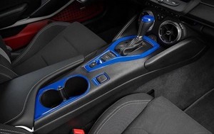 Details About 2016 2017 2018 2019 Camaro Interior Accessories Trim Blue 4 Piece Kit