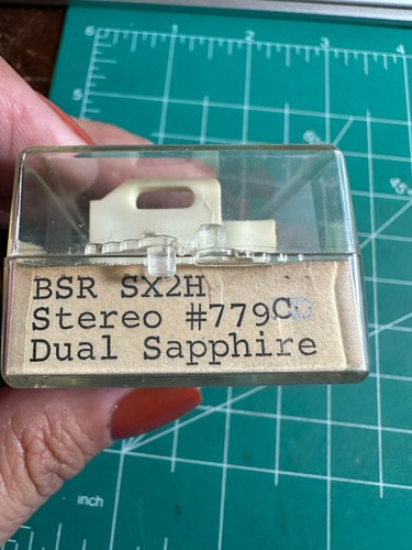 BSR SX2H Stereo #779C Dual Sapphire 3.5V Crystal - Picture 2 of 3
