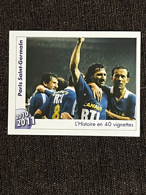 Autocollant Foot Print PSG Paris SG 2010 – 40 Ans Du Parc Des Princes – N°162