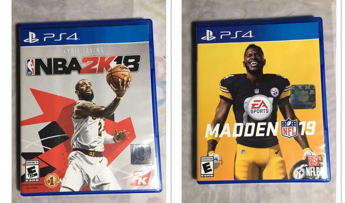 Madden NFL 19 NBA 2k18 (Sony Playstation 4, PS4) Lot Of Games | eBay