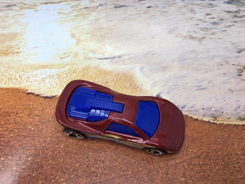 Hot Wheels c778 1993 auto pressofusa rosso/blu AD54 - Foto 5 di 6