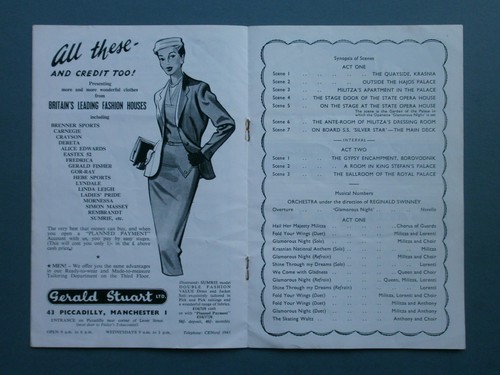 1956 PALACE THEATRE MANCHESTER PROGRAMME "GLAMOROUS NIGHT" ON ICE - Picture 4 of 7