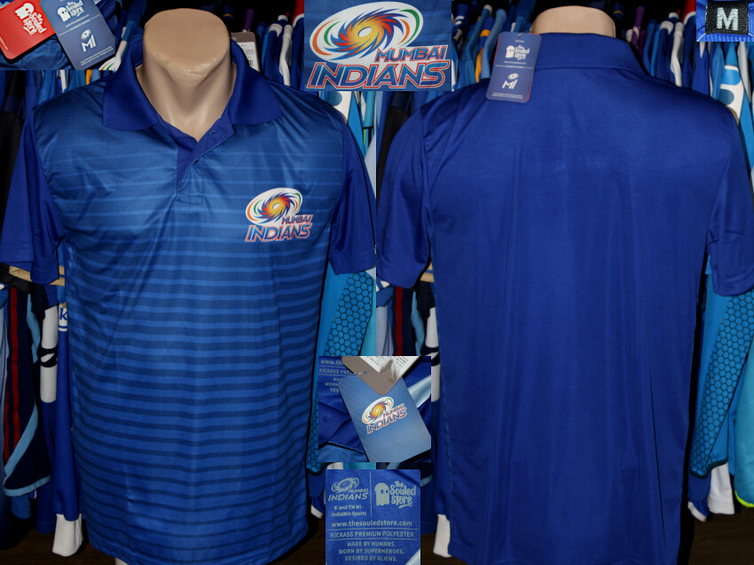 Cricket Mumbai Indians Polo Style Shirt The Souled Store New With