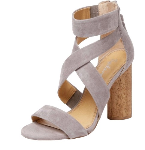 Splendid Roxana Suede Stacked Heel Mules Beige Size 8M | eBay display picture 1
