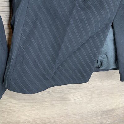Giorgio Armani Borgo 21 Womans 40 Black Jacket pinstripes