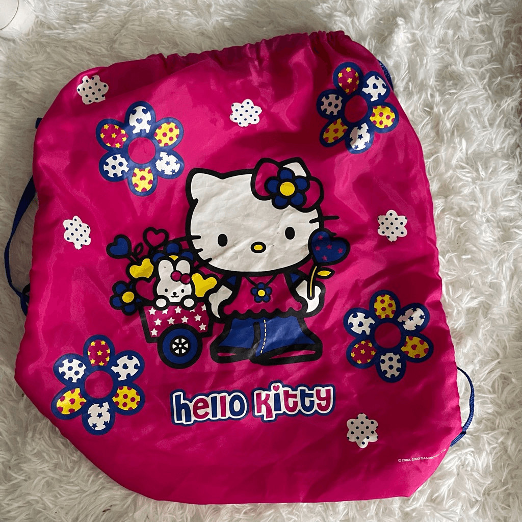 Hello Kitty y2k drawstring backpack - image 1