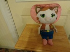 BIG PLUSH DOLL FIGURE TALKING DISNEY JR SHERRIFF CALLIE NICE N FRIENDLY CORNERS