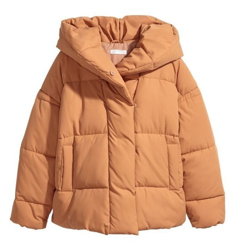 NWT H\u0026M Camel Oversized Padded Puffer 