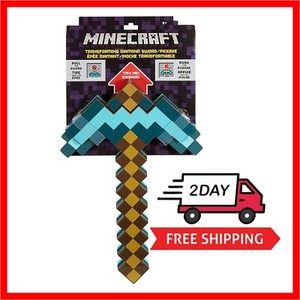Minecraft Transforming Sword Pickaxe Fun Pickaxe Plastic Axe Pixel Weapon Toy | eBay