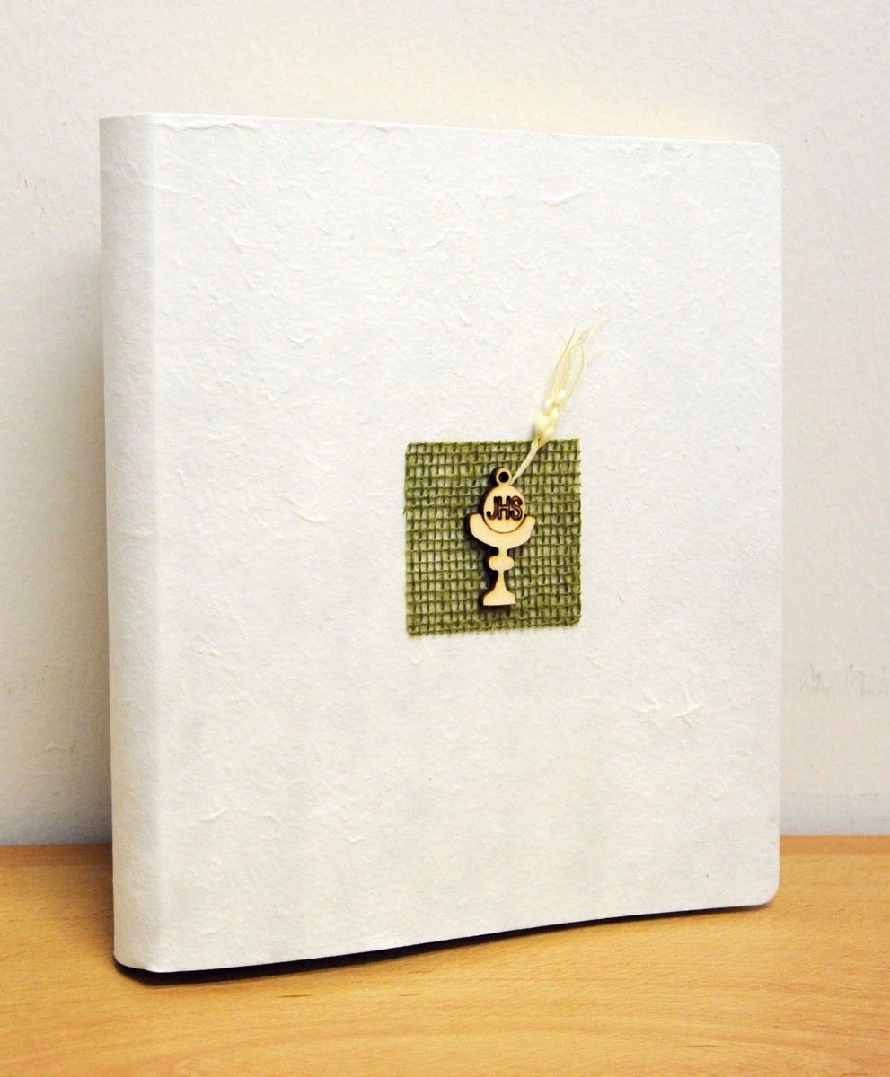 Album Photo Personnalisable 25x35 Cm – Naissance, Baptême, Communion – Fabriqué En Italie