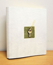 BANDINELLI ALBUM PER FOTO A 30 FOGLI 25 X 29 CM. PRIMA COMUNIONE NUOVO