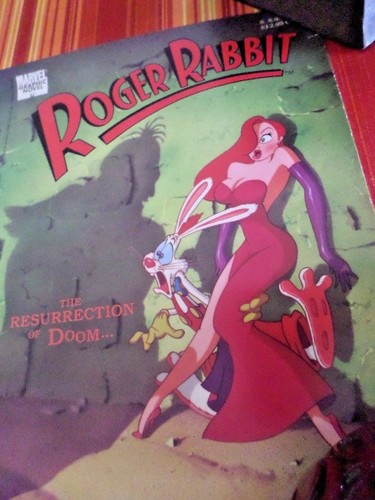 Marvel Graphic Novel Roger Rabbit The Resurrection Of Doom cover sheet Disney - Picture 4 of 4
