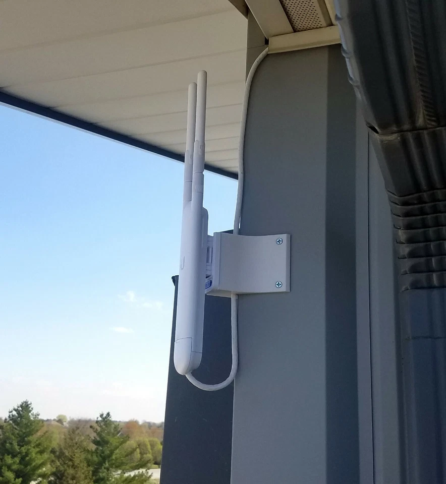 For Ubiquiti UAP-AC-M-US Mesh Wifi Outside Corner Mounting Bracket - NEW MODEL!! - Imagem 4 de 4
