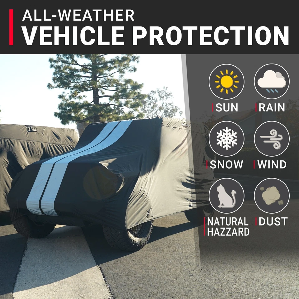 SUV Custom-Fit Car Cover For 1996-1998 Suzuki X-90 Top-Tier Waterproof SUV Cover - Imagem 2 de 4