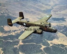 U.S. Army Air Force North American B-25C Mitchell Bomber AIRPLANE AVIATION PHOTO