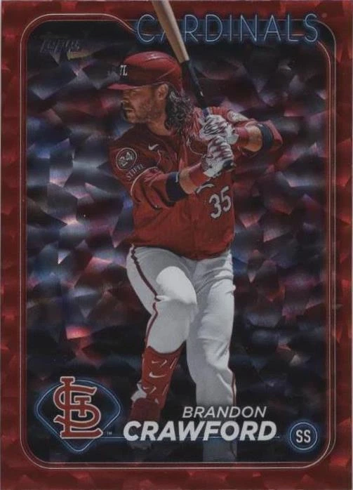 Red Crackle Foilboard