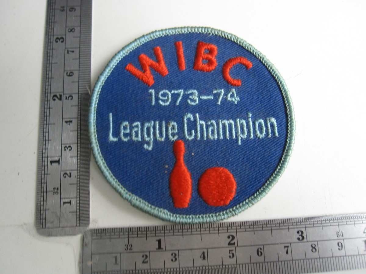 Vintage WIBC 1973 1974 League Champion Bowling Patch BIS | eBay
