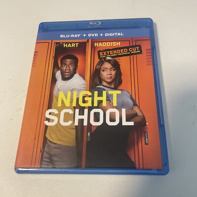 Night School Blu-ray & DVD 2 Disc Set Kevin Hart Tiffany Haddish Funny Comedy