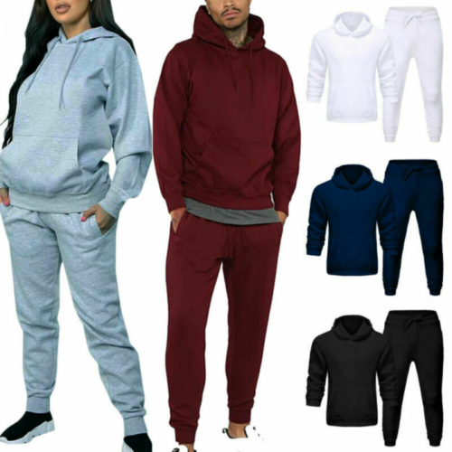 Men Women Tracksuit Pullover Hoodie Pants Sports Set Jogger Sweatsuit Loungewear