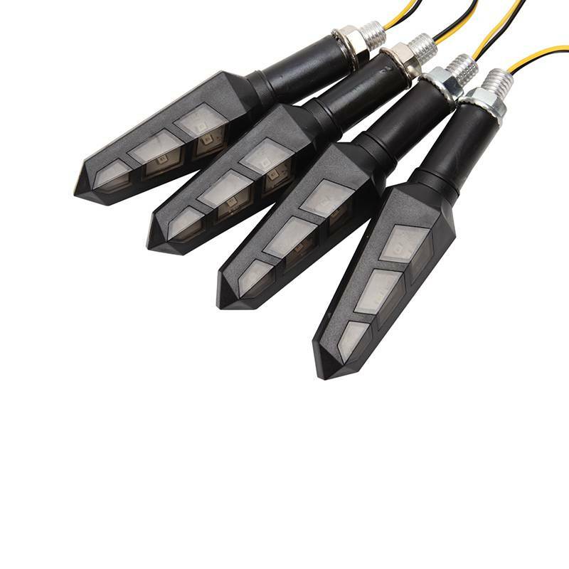 4X Bike Motorcycle LED Turn Signal Indicator Light Blinker Lamp