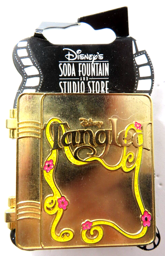 Disney Pin DSF Tangled Gold Storybook LE 400 Rapunzel Maximus - Picture 2 of 5