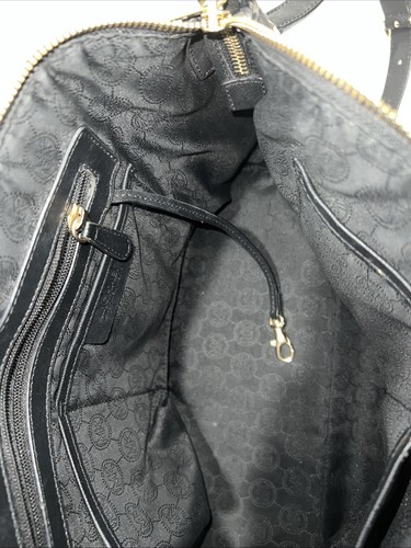 Cartera/bolso de mano Michael Kors bandolera o bolso de mano de cuero negro - Imagen 22 de 24
