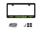 Toyoda License Plate Frame Holder Vinyl Decal Car Truck