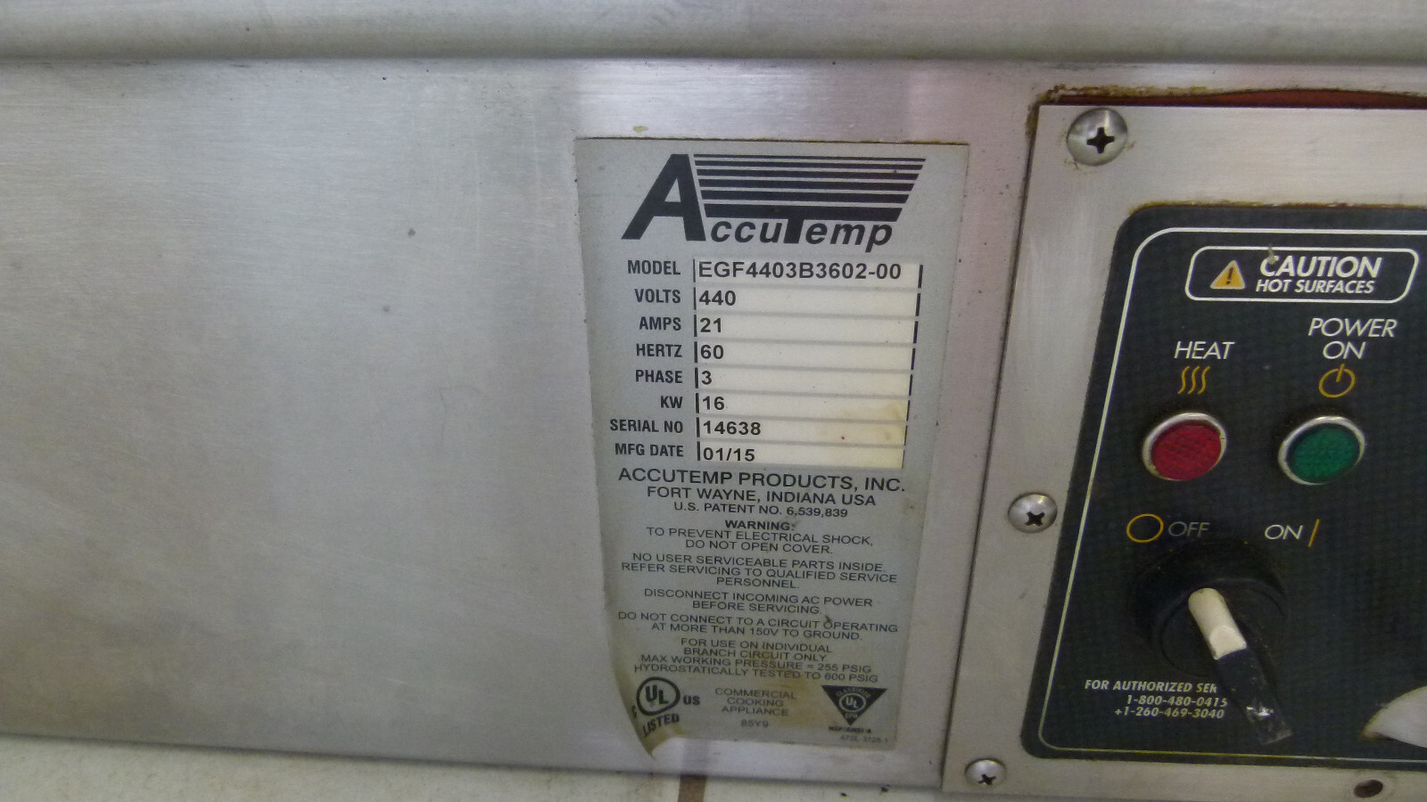 Accutemp EGF4403B360200 AccuSteam Electric Griddle eBay