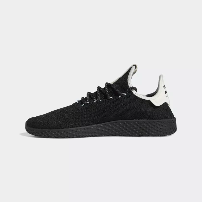 adidas Originals Pharrell Williams Tennis HU Shoes in Black Knit