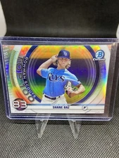 2020 Bowman Chrome Top 100 Shane Baz Tampa Bay Rays #BTP-83