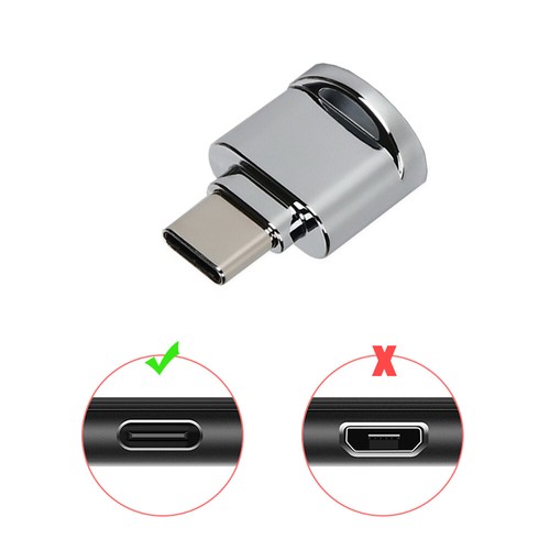 Mini Type C For Micro SD TF Memory Card Reader OTG Adapter Type C 3.1 Portable - Picture 6 of 12