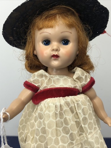 7” Vintage Vogue Ginny Doll Straight Leg Walker Redhead 1954 #24 Kinder Crowd #A - Picture 2 of 23