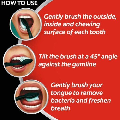 12 Brush Colgate Toothbrush SOFT SlimSoft Charcoal USA STOCK - Picture 4 of 4