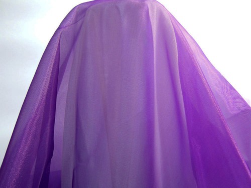 Bxx Thick Sparkle Crystal Organza Sheer Fabric Bridal dress Decorative Material - Picture 59 of 124