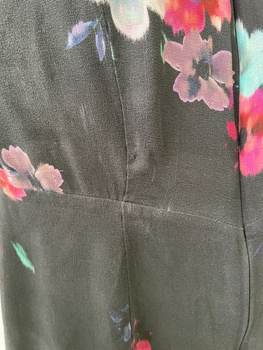 NICHOLAS Silk Tea Wrap Dress Floral Wedding Size 10 AU RRP 598 WITH DEFECTS - Picture 7 of 9