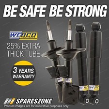4 Front Rear STD or Lower Webco Shock Absorbers for Renault Kadjar 1.3L 18-21