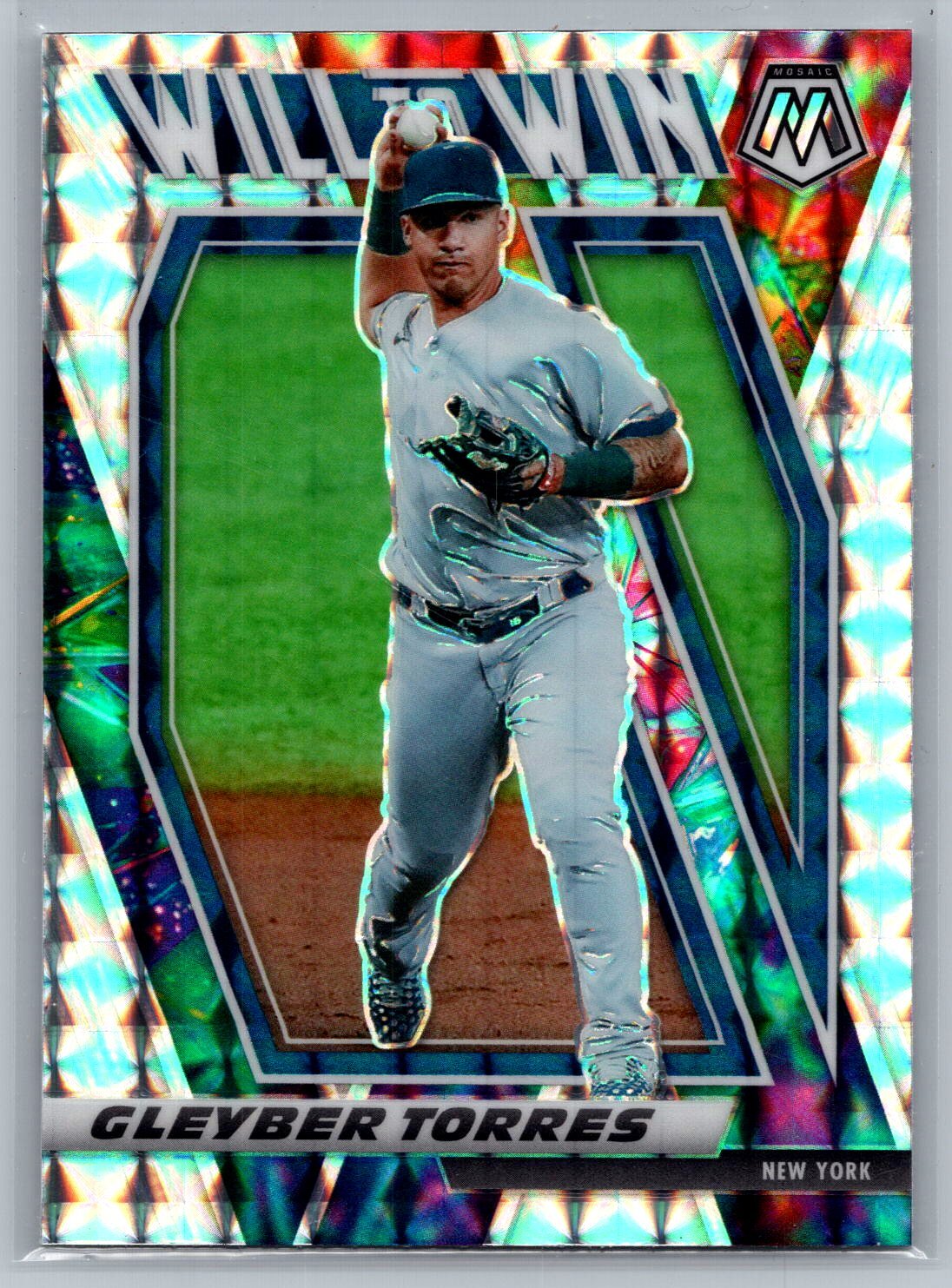 2021 Panini Mosaic #WTW7 Gleyber Torres Will to Win Mosaic Very good