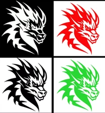 Dragon Graphic Two Pack 5" Vinyl Decals Car Truck Window Mug Trailer RV