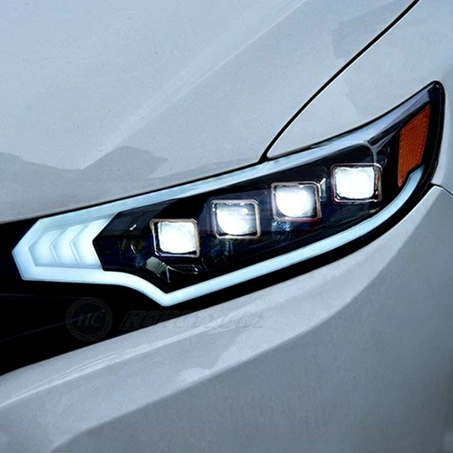 HC LED Headlights For Honda FIT/JAZZ 2013-2020 Sequential with Animation DRL - Picture 13 of 18