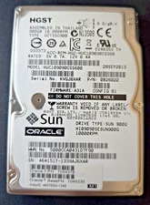 LOT OF 4 HGST 900GB 10K 0B260222.5" SAS HDD HUC109090CSS600 Oracle 7044376