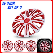 15" New Wheel Cover Hubcap Replacement Fits 15" Tire & Steel Wheels Set of 4