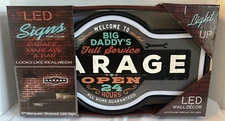 Big Daddy's Garage LED Neon Lighted Marquee Sign For Bar, Garage, or Man Cave
