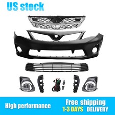 Fits 2011-2013 Toyota Corolla Sedan New Front Bumper Cover Kit With Fog Lights Fits 2011-2013 Toyota Corolla Sedan New Front Bumper Cover Kit With Fog Lights