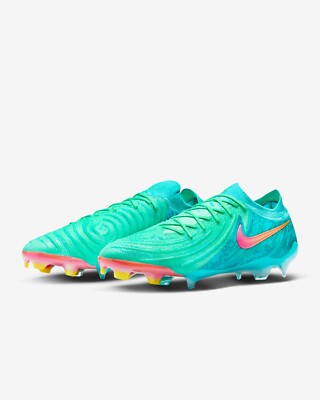 New Nike Phantom GX 2 Elite LV8 FG Cleat Soccer Shoes - Green Glow
