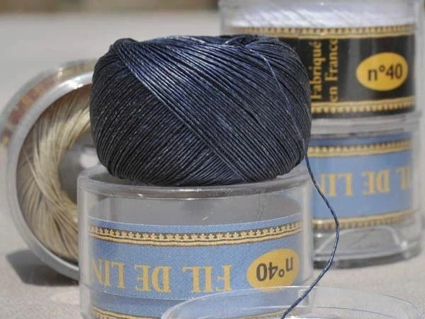 Fil au Chinois 50 Meters No.40 Twisted Waxed Linen Thread Capsules 0.5mm 23color - Image 2 of 4