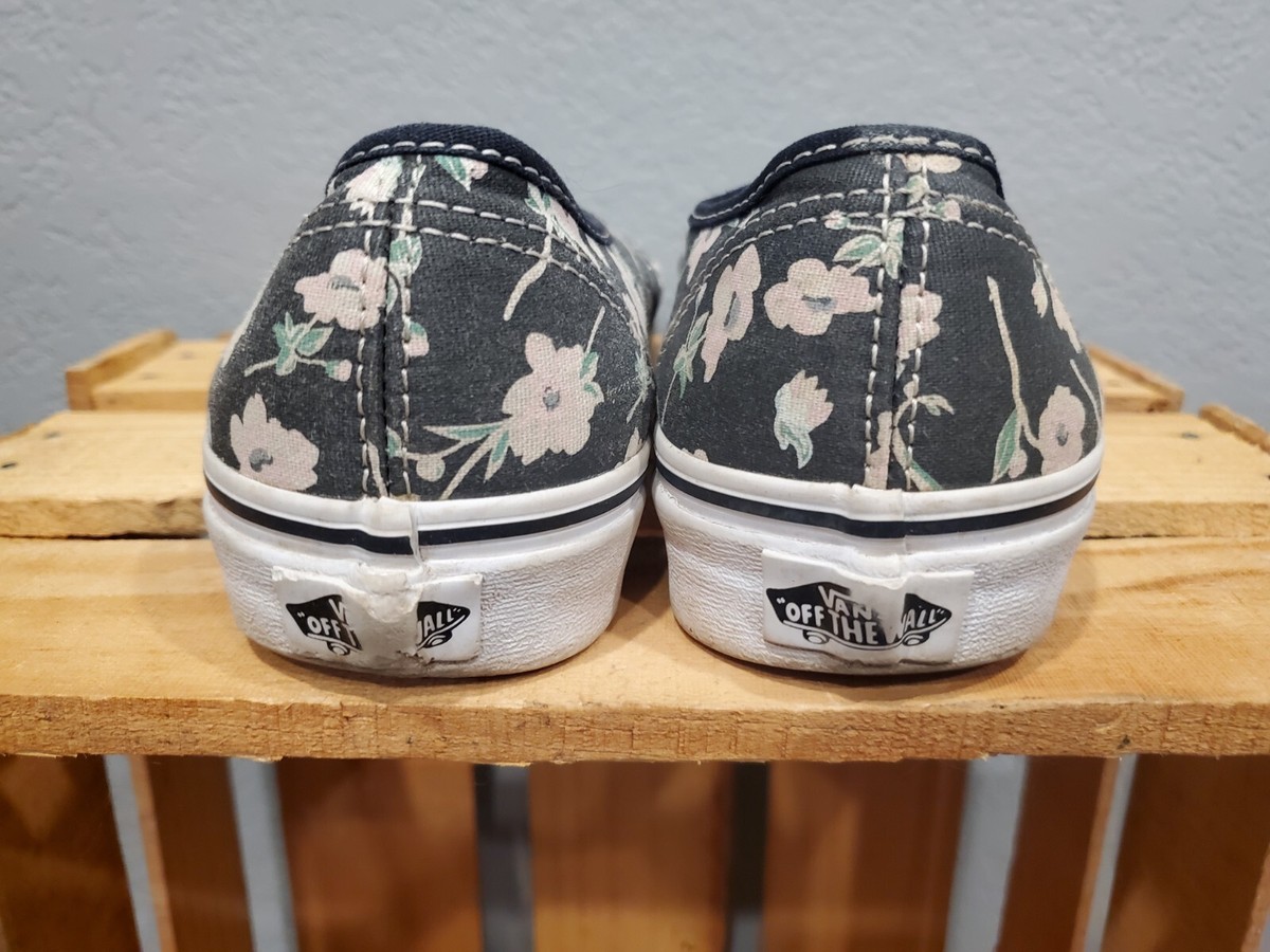 Vans Authentic Style Floral Womens 7.5 Mens 6 | eBay