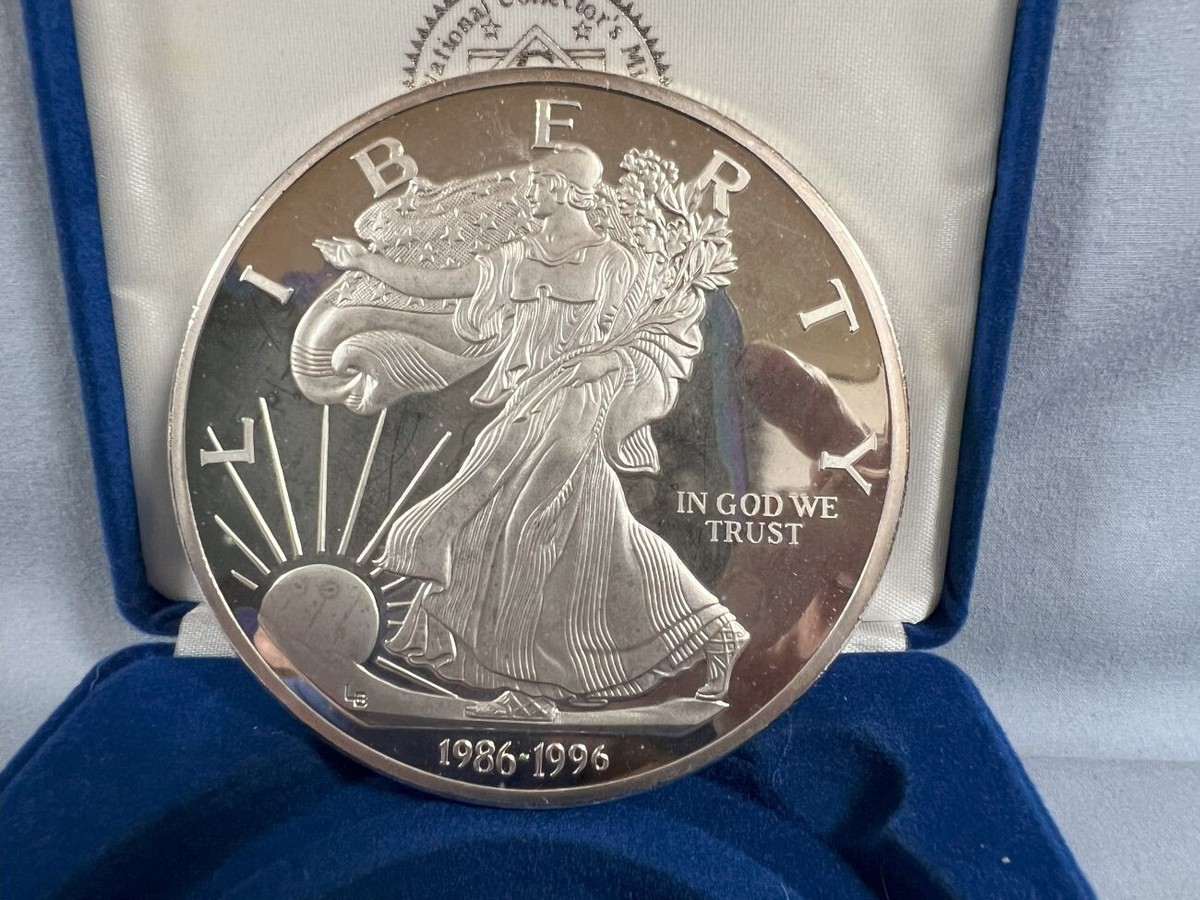 1986-1996 Walking Liberty 8 oz silver round | eBay
