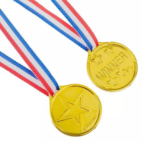 Medaglia Oro Olimpica Giocattolo Premi per Bambini 6-144pz Giochi Regali Bambini Plastica - Foto 12 di 14